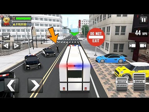 Ultimate Bus Driving Free 3D Realistic Simulator "Prisoner Bus" Android Gameplay #5