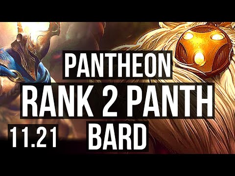PANTHEON & Ezreal vs BARD & Jinx (SUPPORT) (DEFEAT) | Rank 2 Panth | JP Grandmaster | v11.21