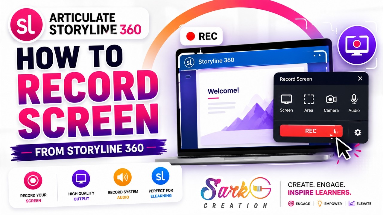 How to Record Screen in Storyline 360