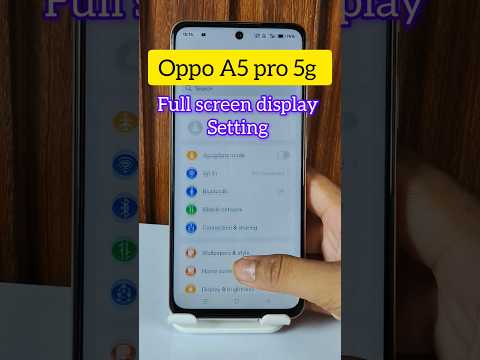 Oppo A5 pro 5g gesture navigation setting / Full screen display mode setting #oppo #Opppoa5pro5g