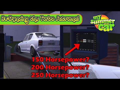 Re-Dynoing the Turbo Satsuma! | My Summer Car 2022
