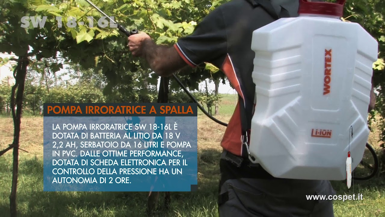 Pompa irroratrice elettrica 16 Litri