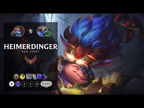 Heimerdinger Bot vs Ezreal - KR Grandmaster Patch 12.10