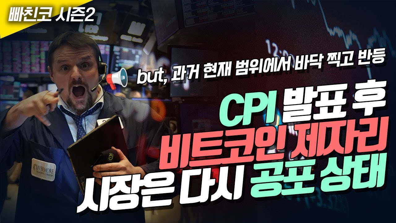 소비자물가(CPI) 발표 후 비트코인 제자리 … 시장은 다시 공포 상태