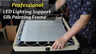 Silk Painting Frame DIY - How to Make Silk Painting Frame At Home - Toturial