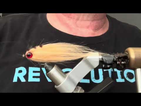 #4 Hook Reverse Tied Craft Fur Minnow #flytying #flyfishing #viral #bass