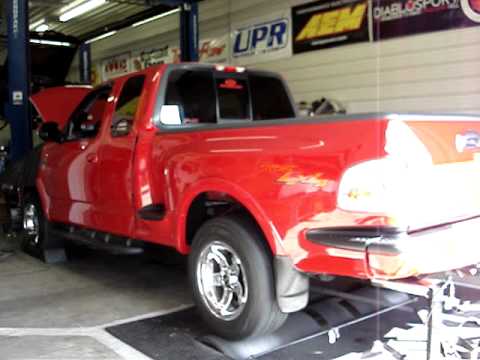 99 5.4L F-150 Procharger Dyno Run #2 @12psi