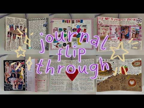 finished journal flip through
