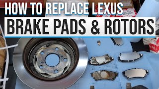 2010 Lexus RX350 Brake Pads and Rotors Replacement Front and Rear