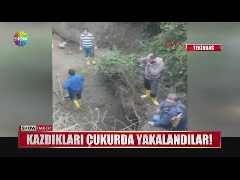 Kazdıkları çukurda yakalandılar!