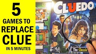 Top 5 Mystery Themed Board Games for fans of Clue / Cluedo, Sherlock Holmes & New Gamers