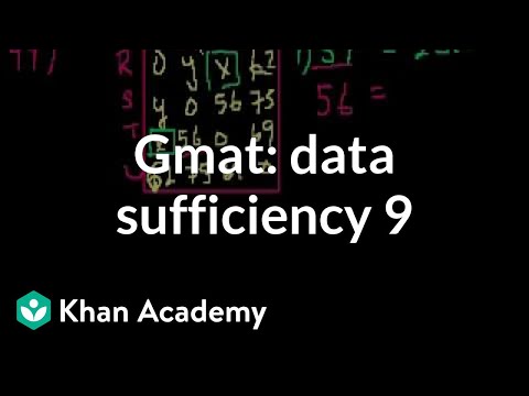 GMAT: Data Sufficiency 9