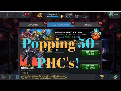 Huge Premium Hero Crystal Opening! 50 PHC's!