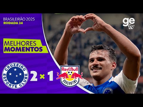 Gols e lances de Cruzeiro x Red Bull Bragantino