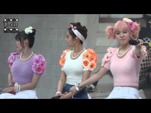 140313 Orange Caramel @ Mnet Wide open studio [Fan Cam]