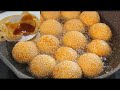 Fried Nian Gao Sesame Ball Cách Chế Biến 2 In 1 Bánh Cam Nhân Bánh Tổ ăn Không Muốn D�