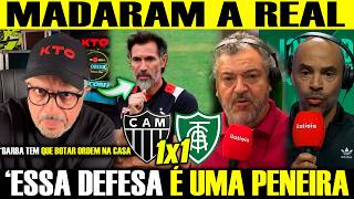 IMPRENSA FICA IRRITADA APÓS O GALO EMPATAR COM O AMÉRICA! ATLÉTICO 1X 1AMÉRICA