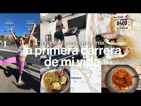 My first race ever: 10K (vlog) | How do I train and what is my diet?