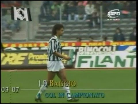 Juventus - Inter (Serie A 1990-1991) Baggio, Matthaus, Klinsmann, Brehme, Schillaci, Casiraghi