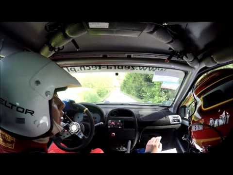 Dariusz Zieliński/Adam Cebula. Cywilne auto na OS4 Rajd Rzeszowiak 2016