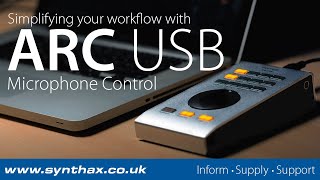 Video thumbnail for RME ARC USB - Simplifying Your Workflow: Microphone Control by Synthax Audio UK
