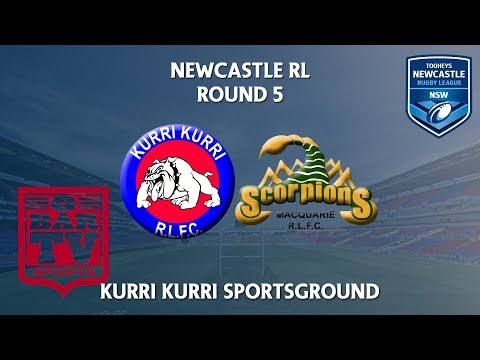 2018 Newcastle RL 1st Grade Round 5 - Kurri Kurri Bulldogs v Macquarie Scorpions