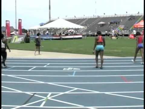 Girls 100m EE Prelim Heat 1 - New Balance Outdoor Nationals 2011