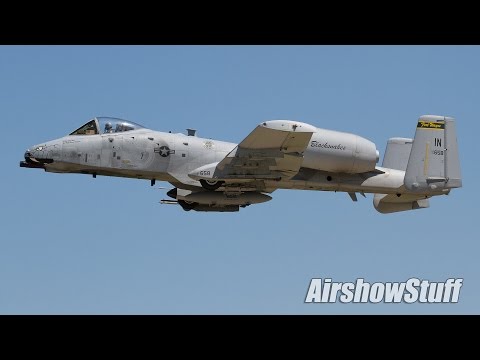 A-10 Thunderbolt II Flybys and Arrivals - EAA AirVenture Oshkosh 2016