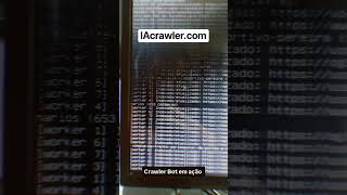 IAcrawler realizando rastreamento de URLs para indexação