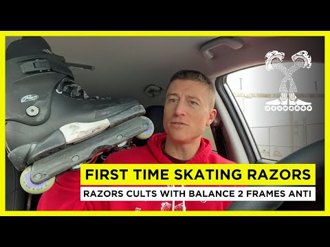 Todd's First Time Skating Razors Skates