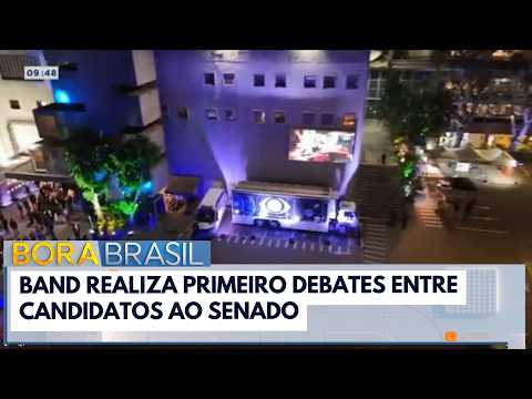 Band realiza primeiro debates entre candidatos ao Senado por SP | Bora Brasil