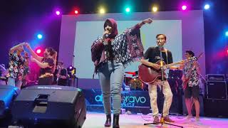 Download lagu Aftershine Ft. Damara De - Aku ikhlas live performance Yogyakarta mp3