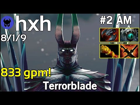 833 gpm! hxh #2AM plays Terrorblade!!! Dota 2