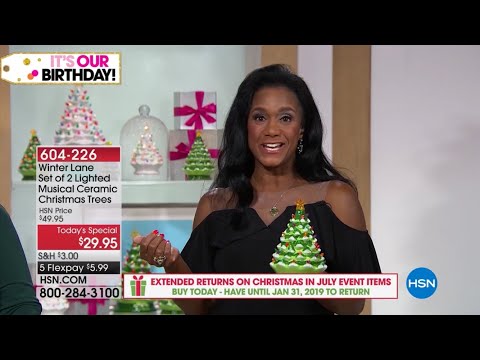 HSN  Christmas In July Holiday Decor Under 50 07182018   12 AM mp4 Helen Keaney