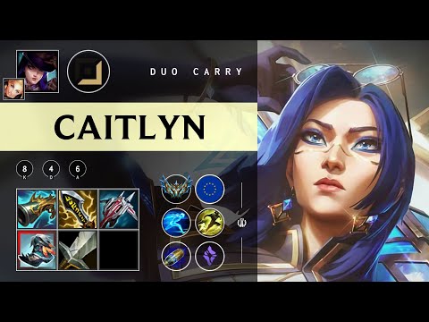 Caitlyn ADC vs Ezreal - EUW Challenger Patch 25.24