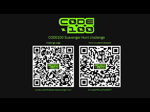 CODE100 Challenge Scavengerhunt