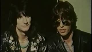 Rolling Stones Mick Jagger, Charlie Watts and Ronnie Wood  interview The Old Grey Whistle Test 1977