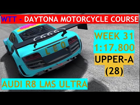 WTT 8/1/22 - Audi R8 LMS Ultra at Daytona Motorcycle Course