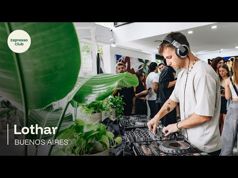 Lothar | Coffee & House Music | first coffee rave in Buenos Aires