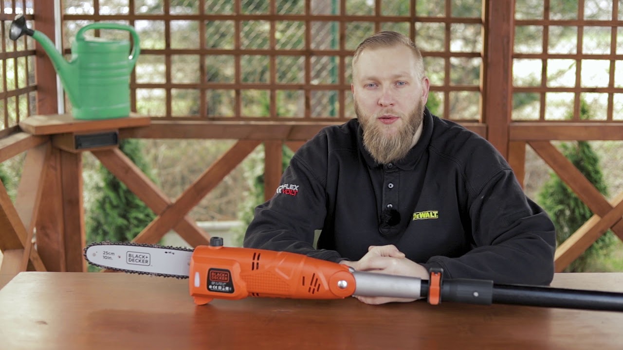 Jak ciąć gałęzie na wysokości piłą elektryczną PS7525