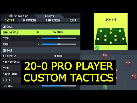 INSANE PRO PLAYER 4231 CUSTOM TACTICS AND PLAYER INSTURCTIONS! THESE TACTICS GOT ME 20-0! FIFA 22