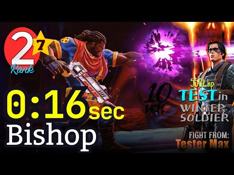 16 sec! 7 Star BISHOP Rank2 #bishop #mcoc