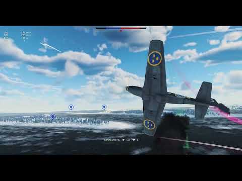 War Thunder Air Realistic Battle: J26 David Takes Down Fw 190 A-4 & P-47D-16-RE #shorts