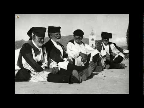 Sardische Männer 1900-1930 Uomini Sardi