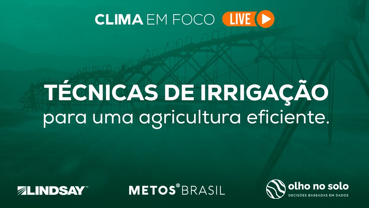 Técnicas de irrigação para uma agricultura eficiente.