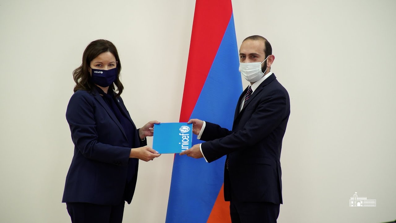 ER Xİ naziri UNICEF-in Ermənistandakı nümayəndəsi ilə Azərbaycan-Türkiyə təcavüzünün humanitar nəticələrini müzakirə edib