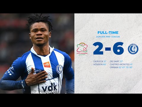 🎬 SV Zulte Waregem - KAA Gent: 2-6 (MD29 JPL)