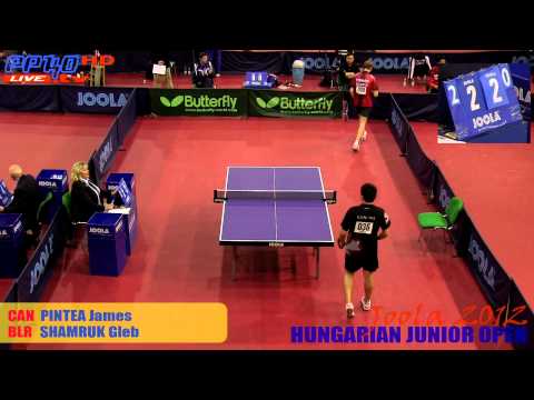 Joola Hungarian 2012 - Boys Singles J.Pintea vs. G.Shamruk