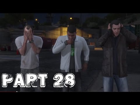 GTA V/GTA 5 - PS4 Gameplay Walkthrough Part 28 - Getaway Vehicle/Boiler Suits/Masks [First Person]