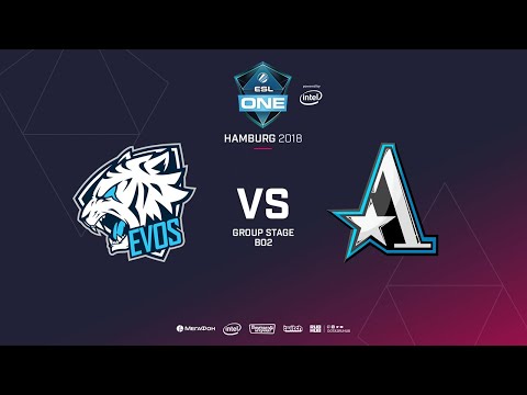 Team Aster vs Evos, ESL  One Hamburg, bo2, game 1 [GodHunt]